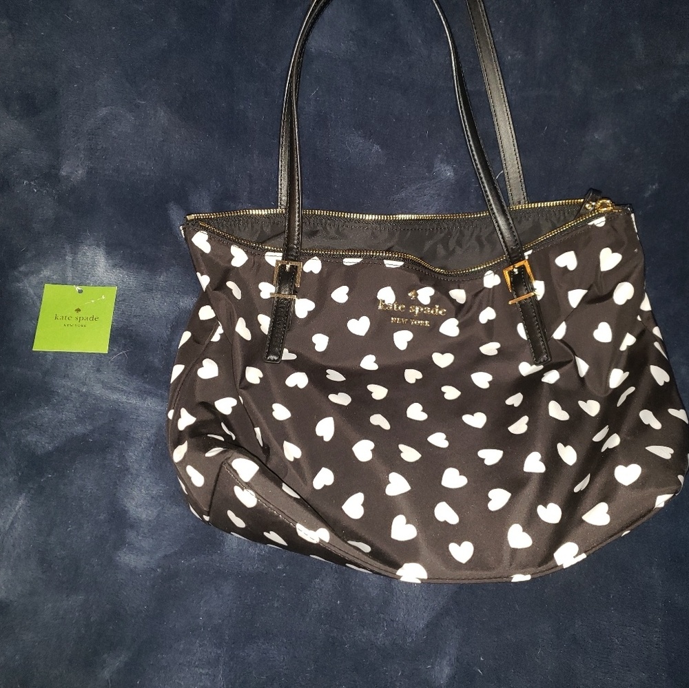 Kate Spade (AUTHENTIC/NEW) Heart Patterned Purse